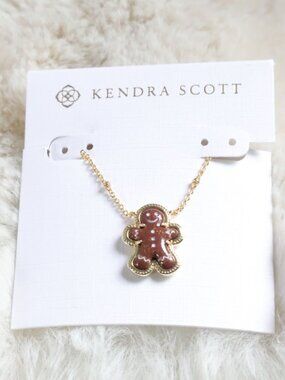 Kendra Scott Gingerbread Gold Short Necklace